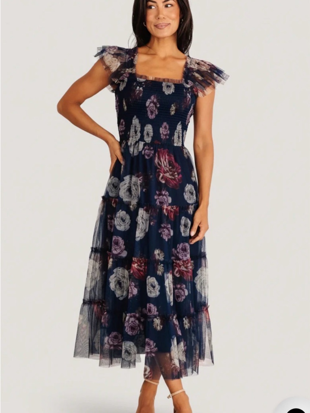 Baltic Born Clementine Tulle Midi Dress